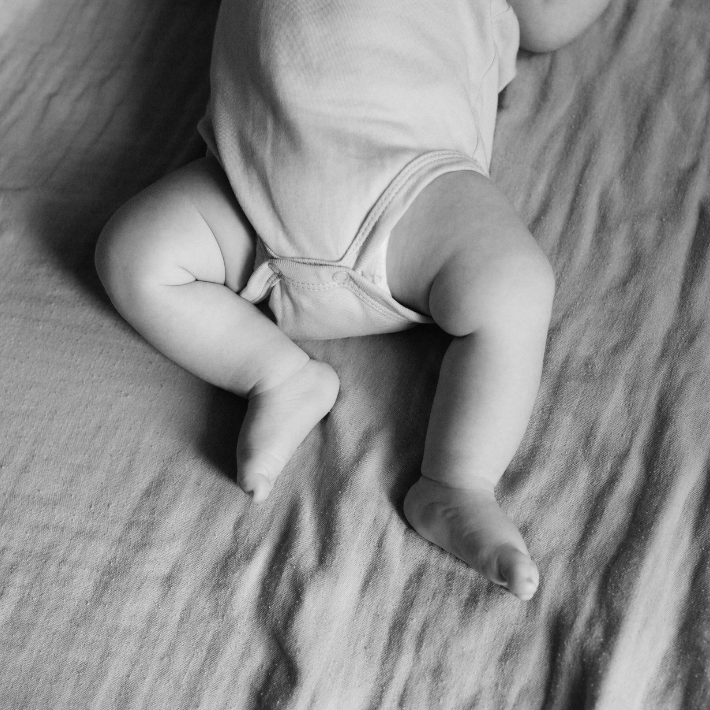 Image of newborn baby feet